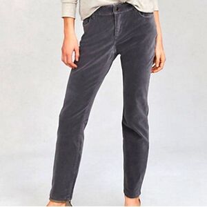 Garnet Hill Gray Ankle Pants size 6